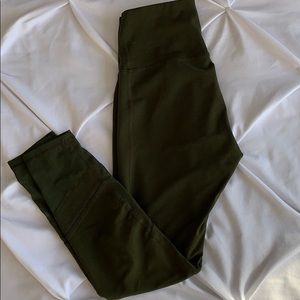Olive green leggings